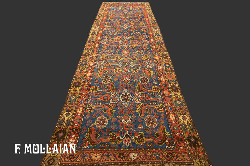 Antique Very Long Runner Malayer Persian Carpet  n°:15061318